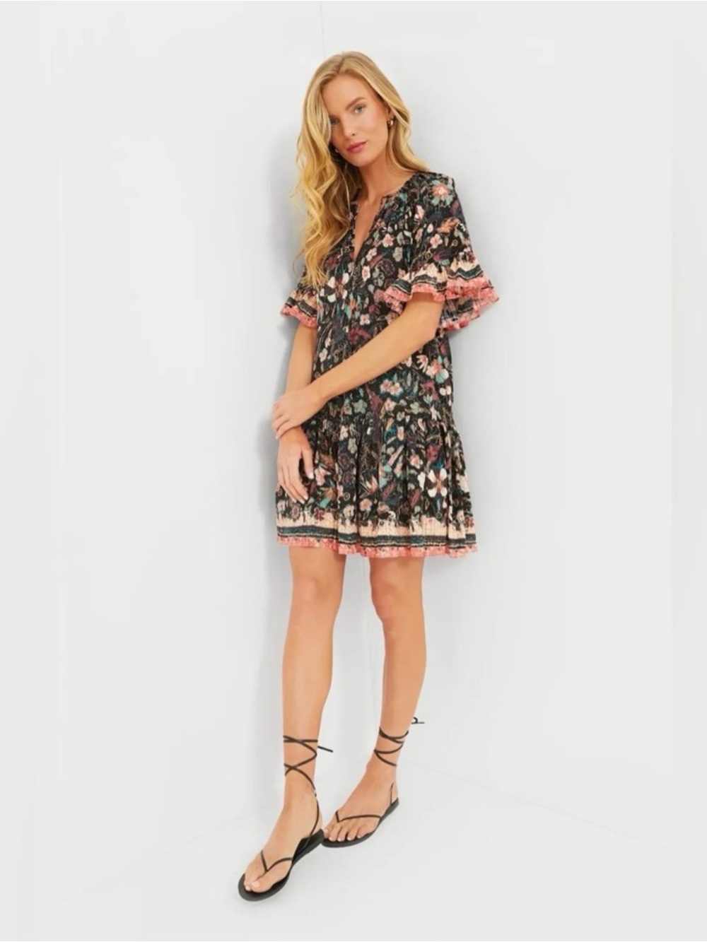 Ulla Johnson Multicolor Floral Mini
Dress